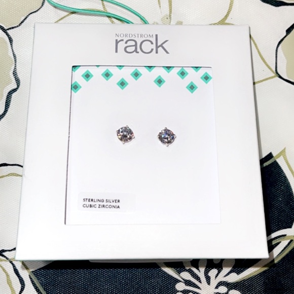 Nordstrom Jewelry - Sterling Silver Round Cut CZ Studs - 2.00 ctw
NORDSTROM RACK